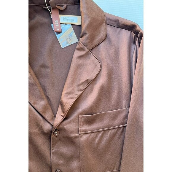 Skims Stretch Silk Button-up Night Dress COACO Size XXS - Picture 4 of 10